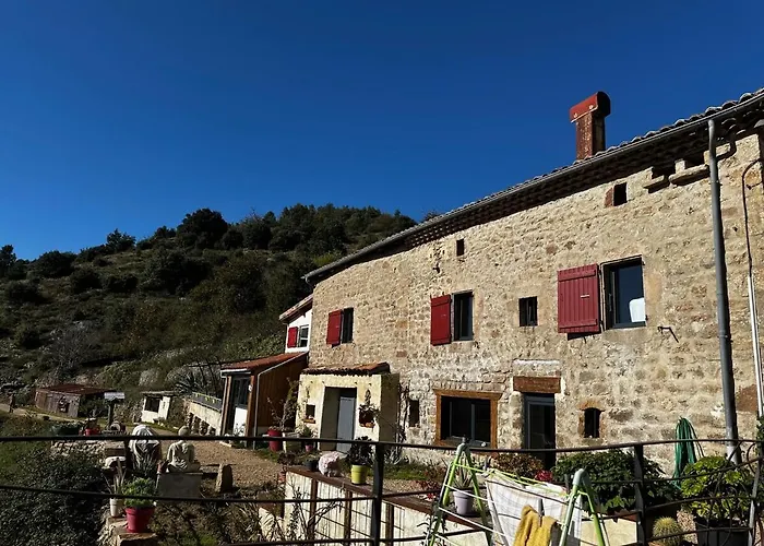 La Cigale Ardechoise, Cozy - View - Quiet Chalencon